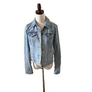 Levi's Premium Denim‎ Trucker Jacket with Big "E" Women's Size Med